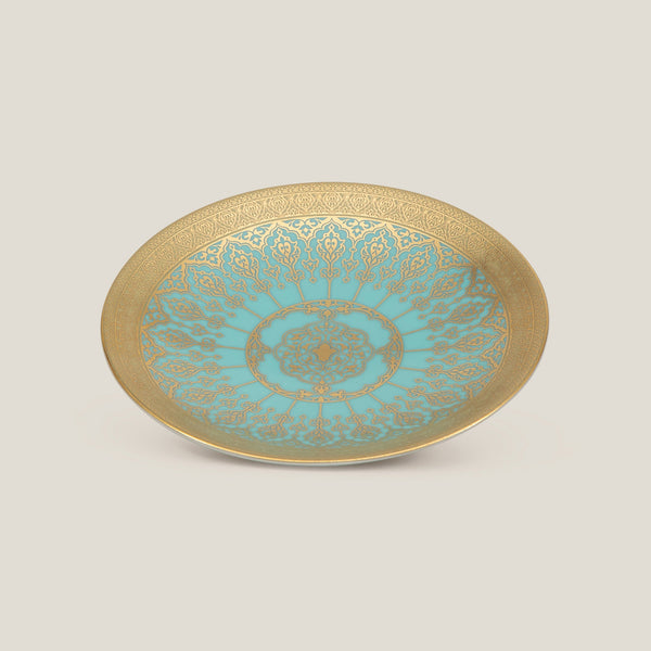 Mersin Gold-Lined Quarter Plate Set Of 2
