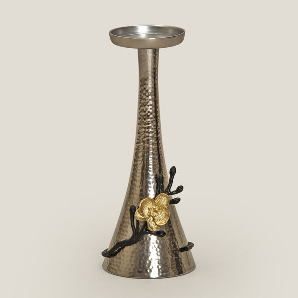 Apple Blossom Brass & Metal Candle Holder