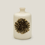 Bijoux Ivory & Gold Ceramic Vase