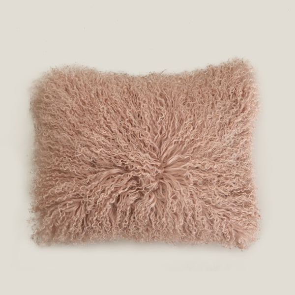 Blush Fur Cushion Cover