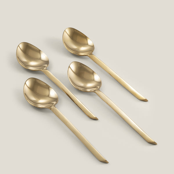 Trium Gold Table Spoon Set Of 4