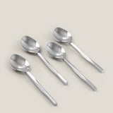 Facet Nickle Table Spoon Set Of 4