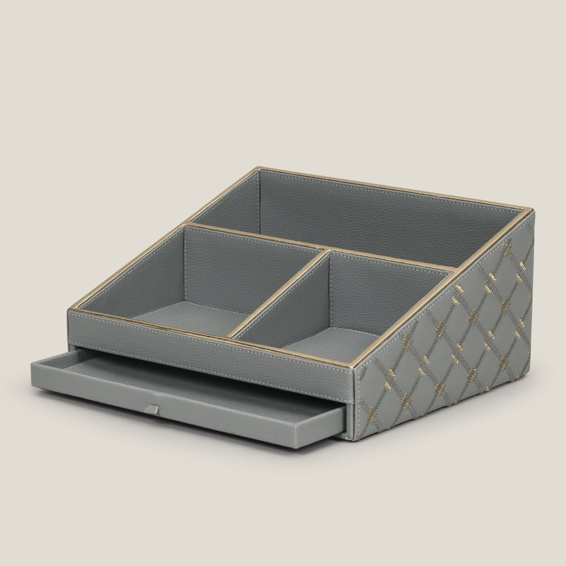 Gezi Faux Leather Desk Set