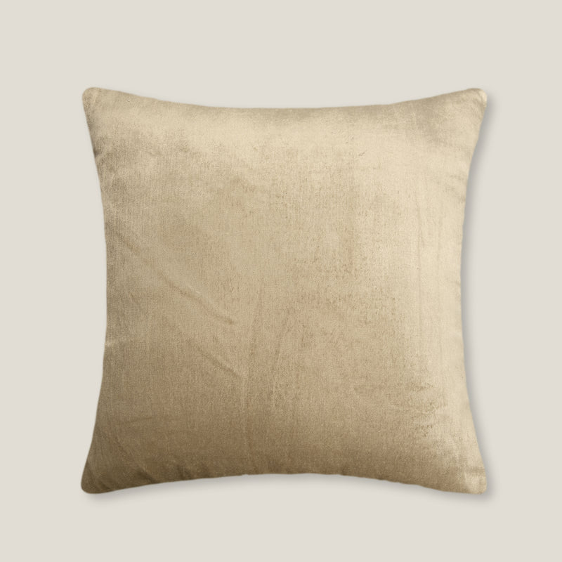 Inanio Pleated Velvet Cushion Cover