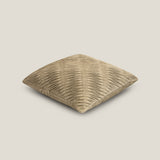 Inanio Pleated Velvet Cushion Cover