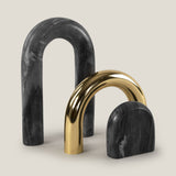 Trio Arch Grey & Gold Decor