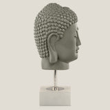 Green Buddha Head With Stand