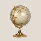 World Gray & Gold Globe