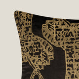 Lemala Charcoal Velvet Cushion Cover