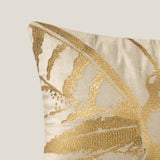 Butterfly Grey Velvet Cushion Cover