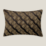 Asher Charcoal Velvet Cushion Cover