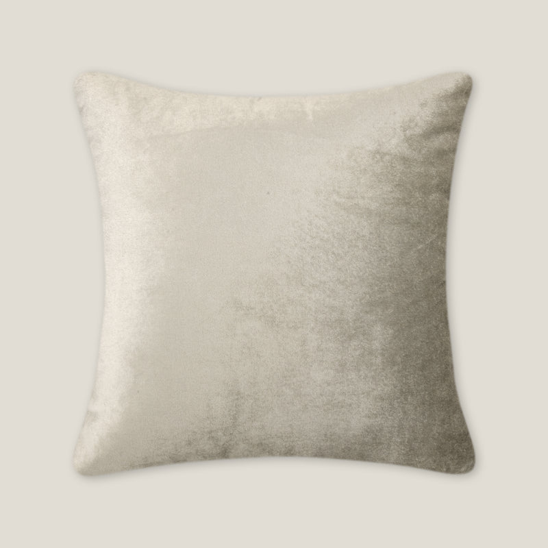 Chiasa Grey Velvet Cushion Cover