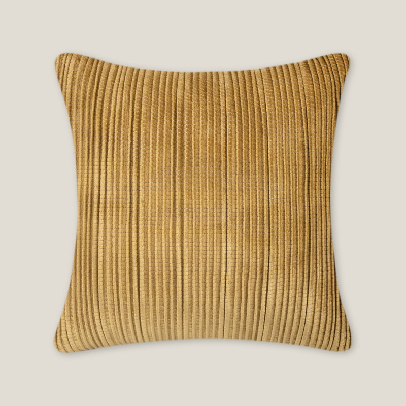 Louise Yellow Velvet Cushion Cover