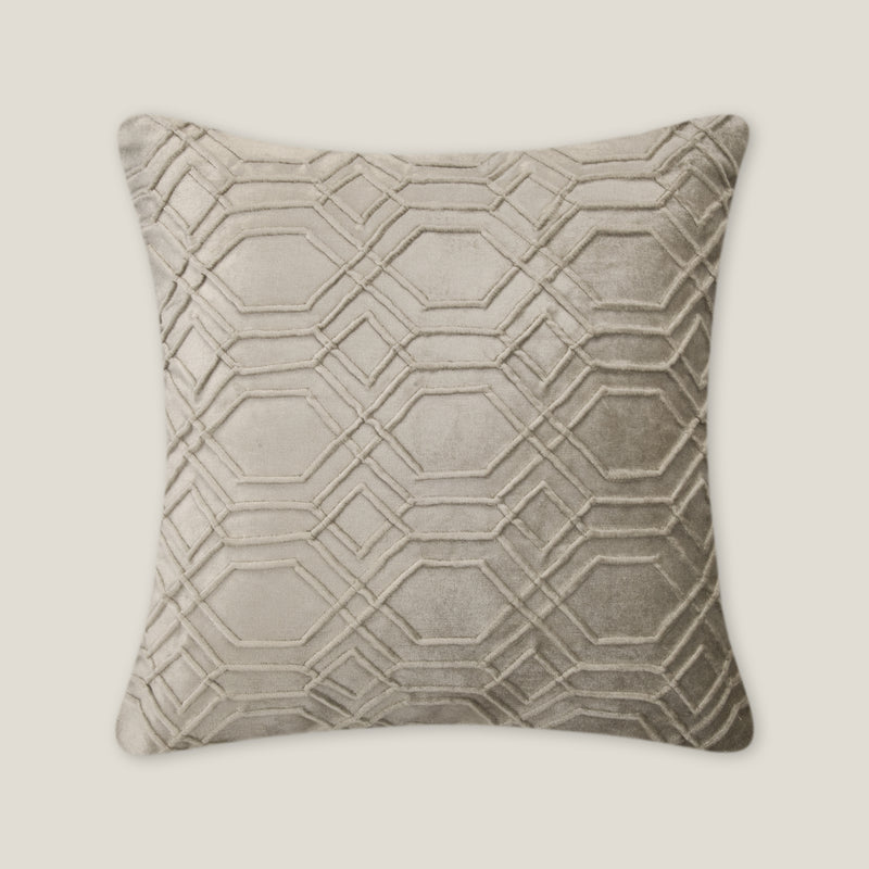Nami Grey Velvet Cushion Cover