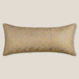Reversible Geometric Quilted Cushion Cover