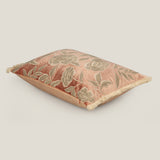 Floral Pink Velvet Cushion Cover