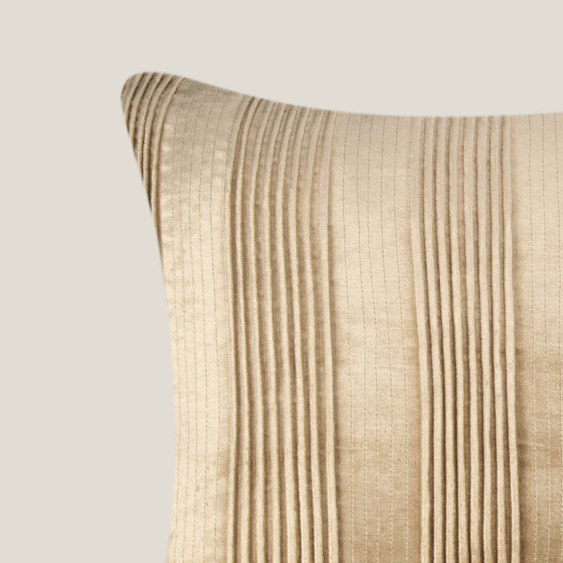 Briar Beige Velvet Cushion Cover