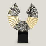 Mia Grey & Gold Sculpture