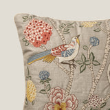 Zoe Grey Emb. Cushion Cover