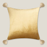 Celine Yellow Velvet Cushion Cover