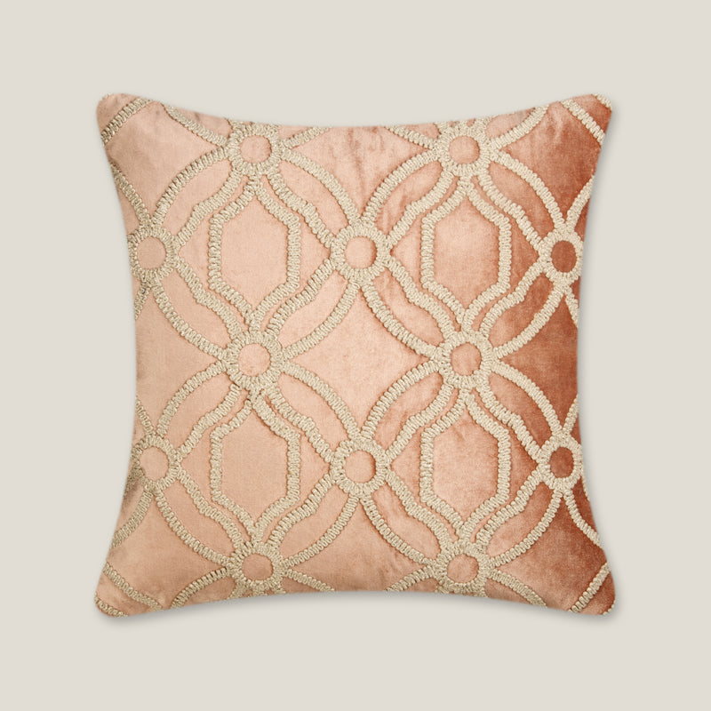 Chloe Pink Velvet Cushion Cover