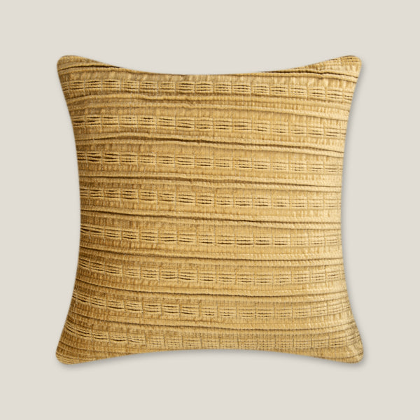 Adele Yellow Velvet Cushion Cover