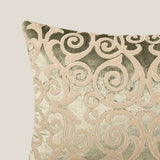 Juana Sage Green Velvet Cushion Cover