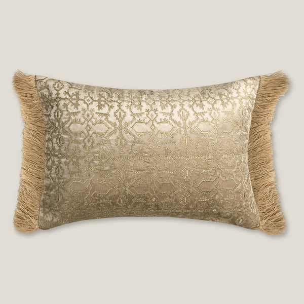 Ecrin Beige Velvet Cushion Cover