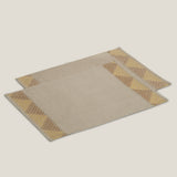 Romb Grey Linen Placemats